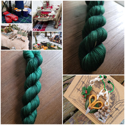 Pine and Holly - Prismatic Fiber Arts
