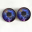 Colorful Galaxy Sew-On Button Glass Eyes - Prismatic Fiber Arts