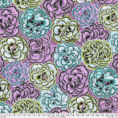 Contrast Picotee Carnations Cotton 44"/46" Fabric Per Yard - Prismatic Fiber Arts