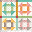 Multi Prim Churn Dash Cream Wideback Fabric per yard - Prismatic Fiber Arts