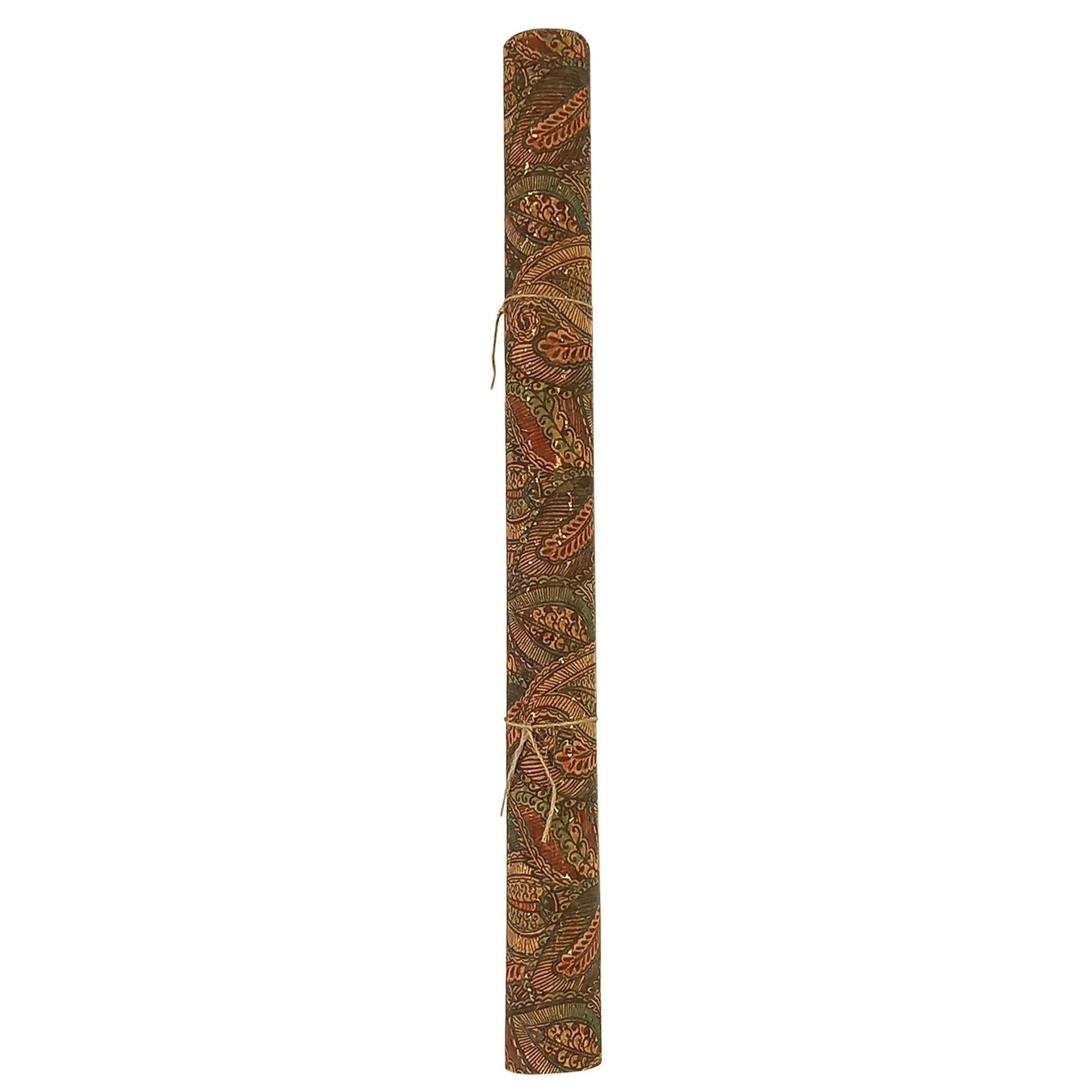 Cork Fabric - Style 1008 Green Paisley - Prismatic Fiber Arts
