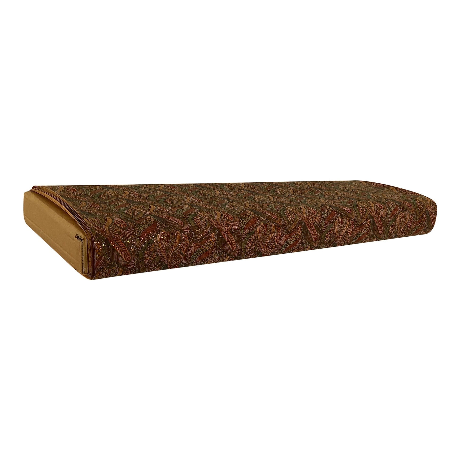 Cork Fabric - Style 1008 Green Paisley - Prismatic Fiber Arts