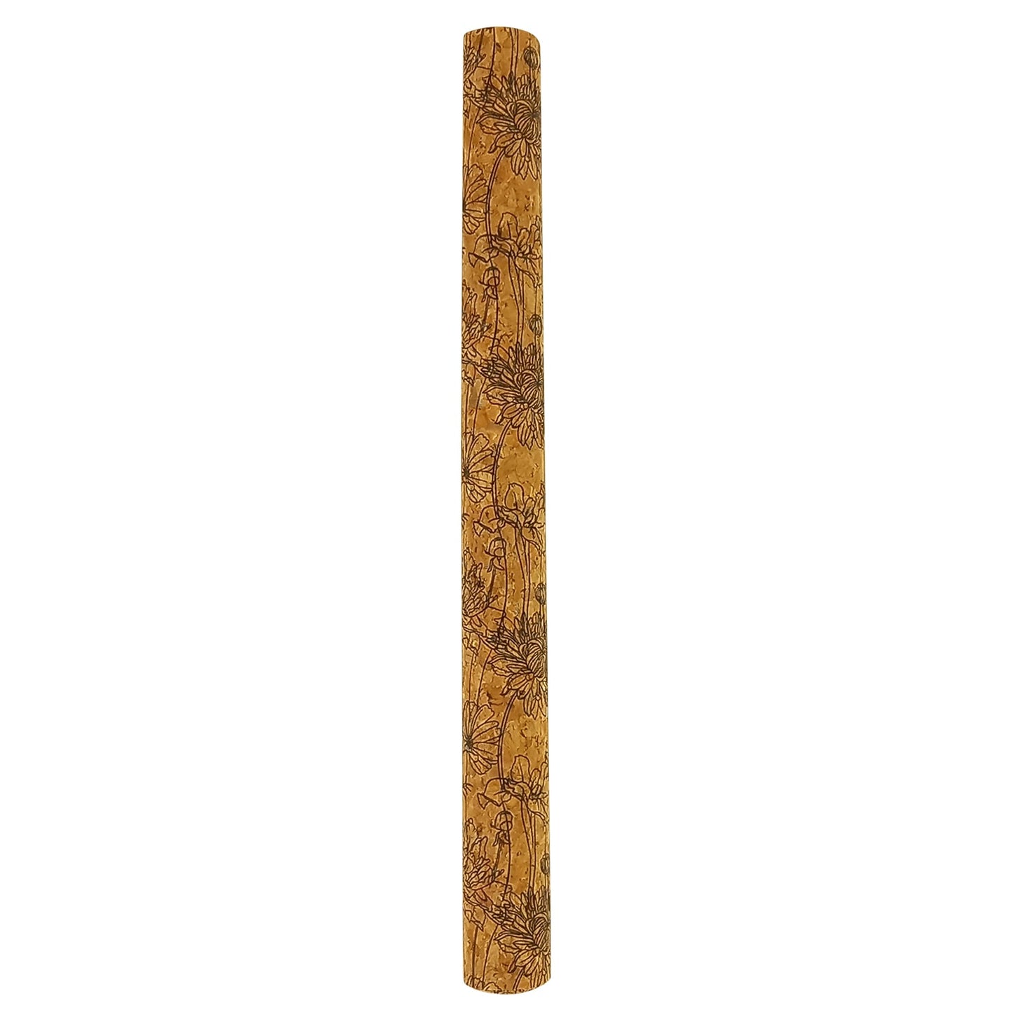 Cork Fabric - Style 1017 Floral Sketch - Prismatic Fiber Arts