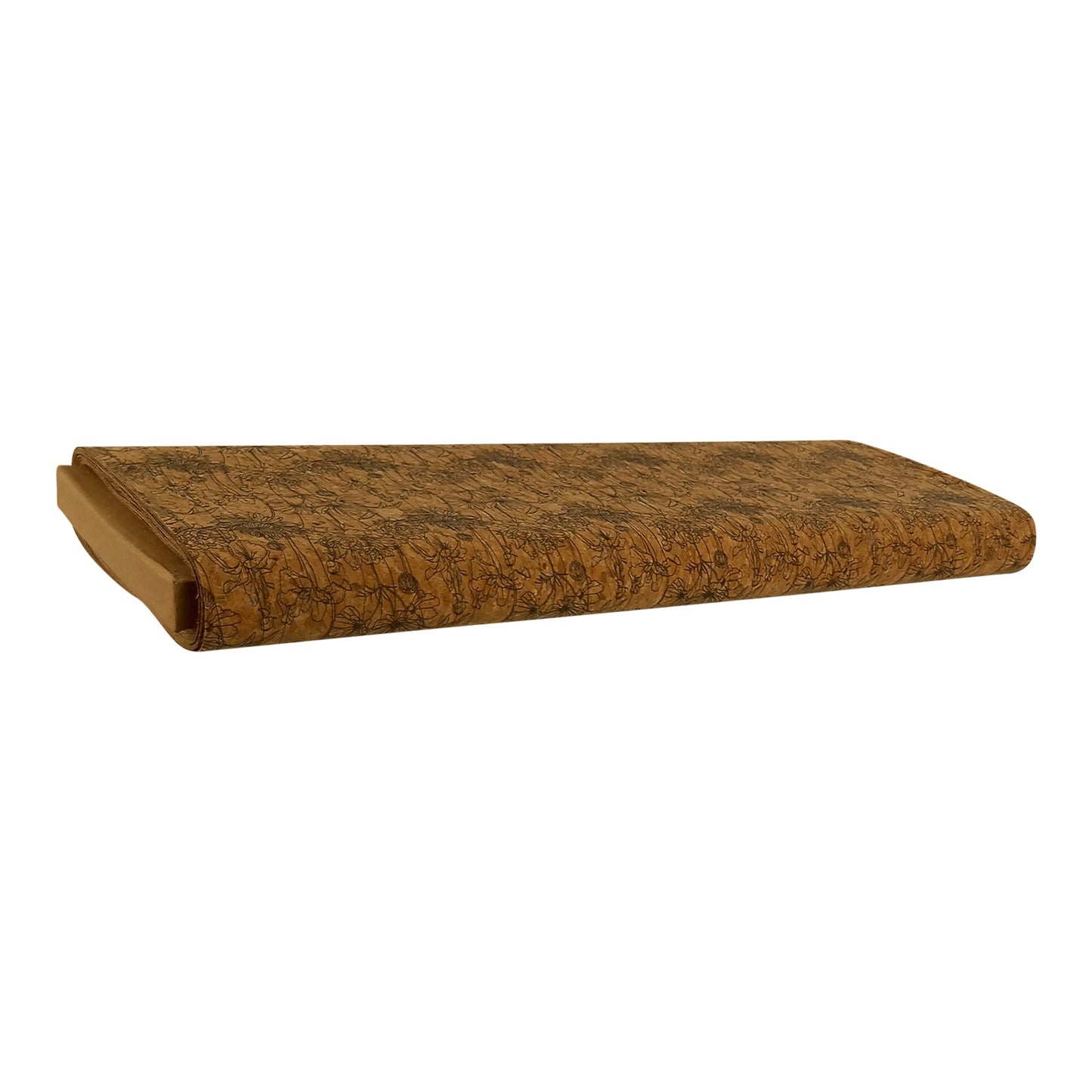 Cork Fabric - Style 1017 Floral Sketch - Prismatic Fiber Arts