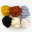 Corriedale Collection | Soothing Elements Bundle of Dyed Wool Tops | 150 Grams, 26 Micron - Prismatic Fiber Arts