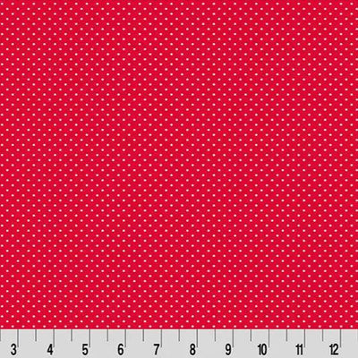 Cottage Rose Lane Bitty Dot Quilting Cuddle Candy Apple Fabric per yard - Prismatic Fiber Arts