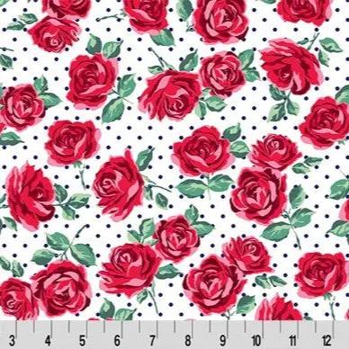 Cottage Rose Lane Briar Quilting Cuddle Snow Fabric per yard - Prismatic Fiber Arts