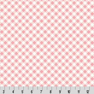 Cottage Rose Lane Gingham Quilting Cuddle Seashell Fabric per yard - Prismatic Fiber Arts