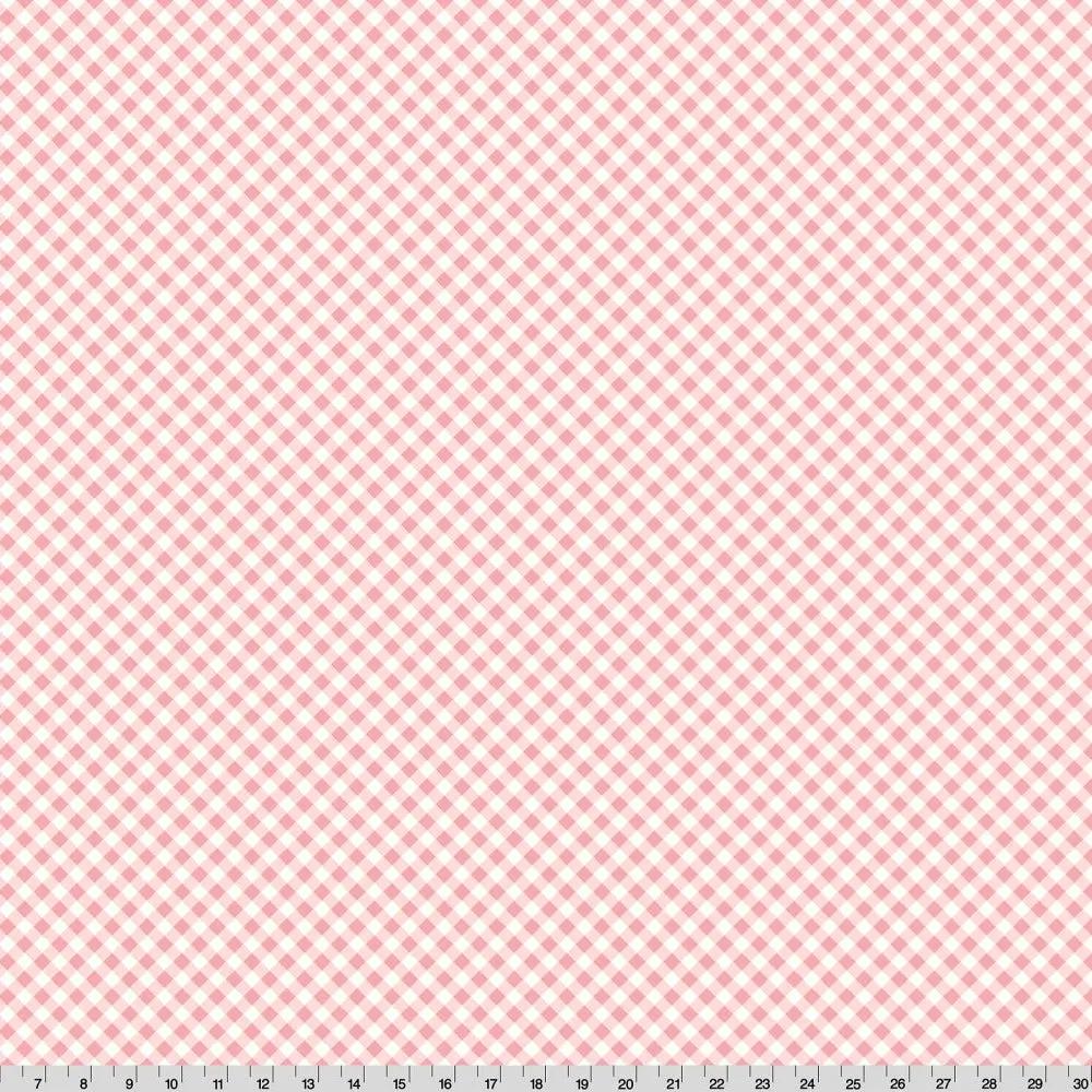 Cottage Rose Lane Gingham Quilting Cuddle Seashell Fabric per yard - Prismatic Fiber Arts