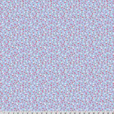 Cottage Rose Lane Kensington Quilting Cuddle Blue Bonnet Fabric per yard - Prismatic Fiber Arts