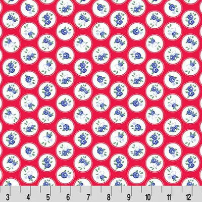 Cottage Rose Lane Windsor Quilting Cuddle Candy Apple Fabric per yard - Prismatic Fiber Arts