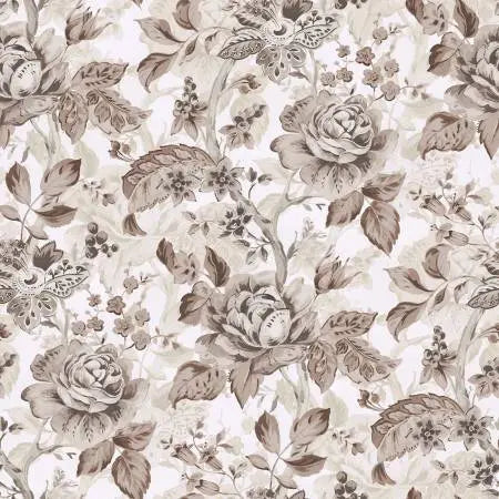 Cream Entourage Cotton Wideback Fabric per yard - Prismatic Fiber Arts