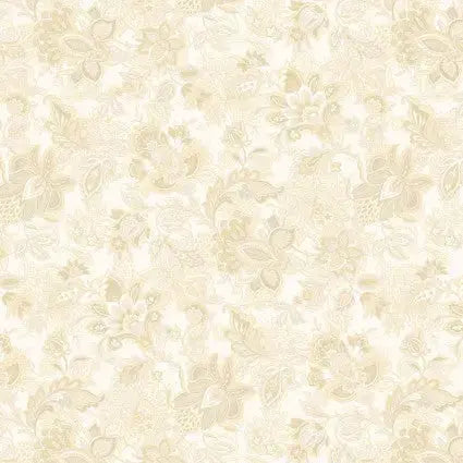 Cream Footstool Cotton Wideback Fabric per yard - Prismatic Fiber Arts