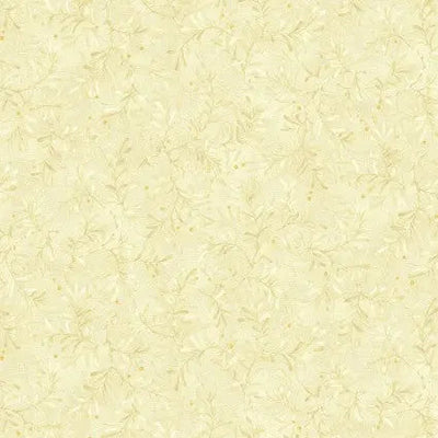 Cream Pine Boughs Star of Wonder Star of Light Cotton Wideback Fabric Per Yard - Prismatic Fiber Arts
