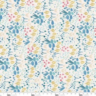 Cream Rock Garden Cotton 44"/45" Fabric Per Yard - Prismatic Fiber Arts