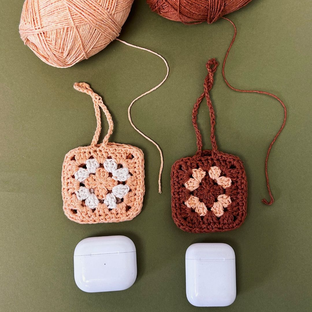 Crochet AirPods Case DIY Kit by Ganxxet x Mad4Macrame - Prismatic Fiber Arts