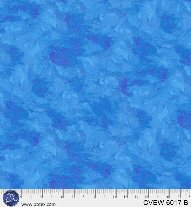 Crushed Velvet Blue Cotton Wideback Fabric per yard - Prismatic Fiber Arts