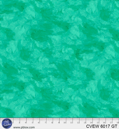 Crushed Velvet Green Teal Cotton Wideback Fabric per yard - Prismatic Fiber Arts