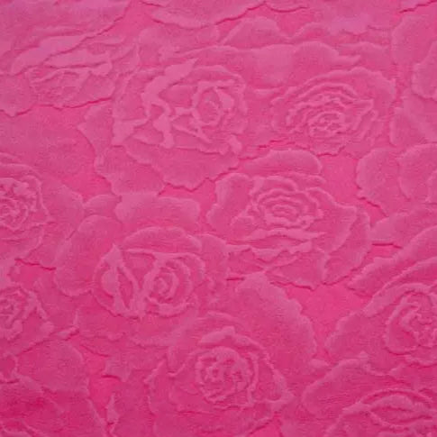 Cuddle 3 Extra Wide Rose Burnout Limited Edition Fuchsia Fabric per yard - Prismatic Fiber Arts