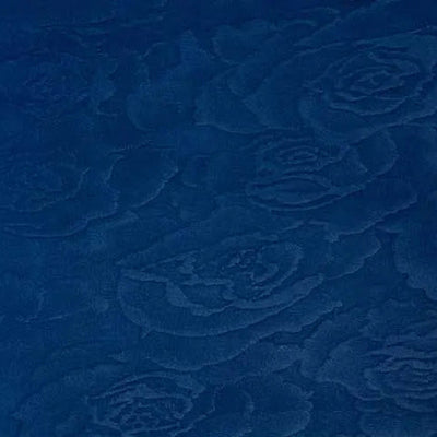 Cuddle 3 Extra Wide Rose Burnout Limited Edition Midnight Blue Fabric per yard - Prismatic Fiber Arts