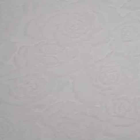 Cuddle 3 Extra Wide Rose Burnout Limited Edition White Fabric per yard - Prismatic Fiber Arts