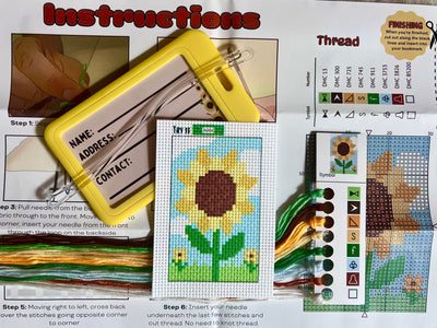 Sandra the Sunflower - Prismatic Fiber Arts