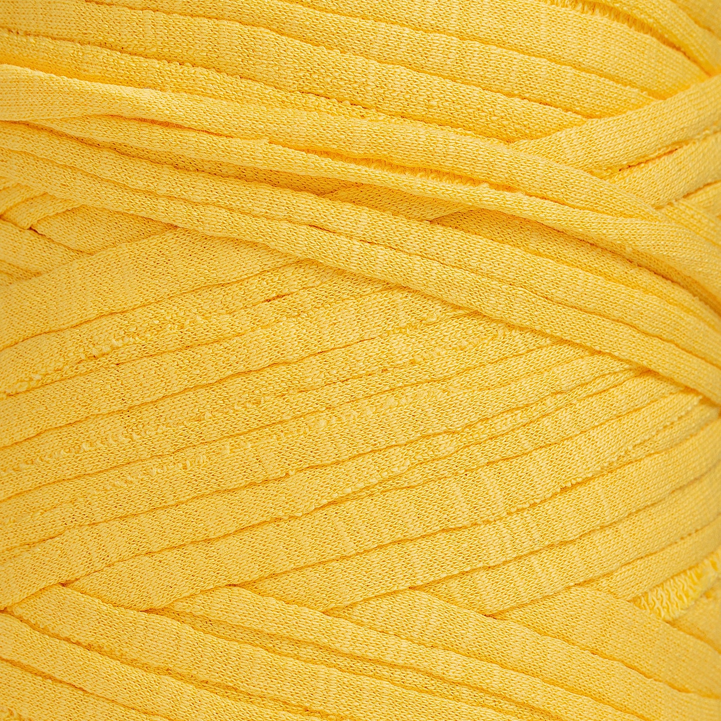 Recycled T-Shirt Fabric Yarn - Dandelion Color - Prismatic Fiber Arts