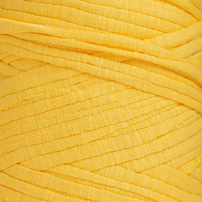 Recycled T-Shirt Fabric Yarn - Dandelion Color - Prismatic Fiber Arts