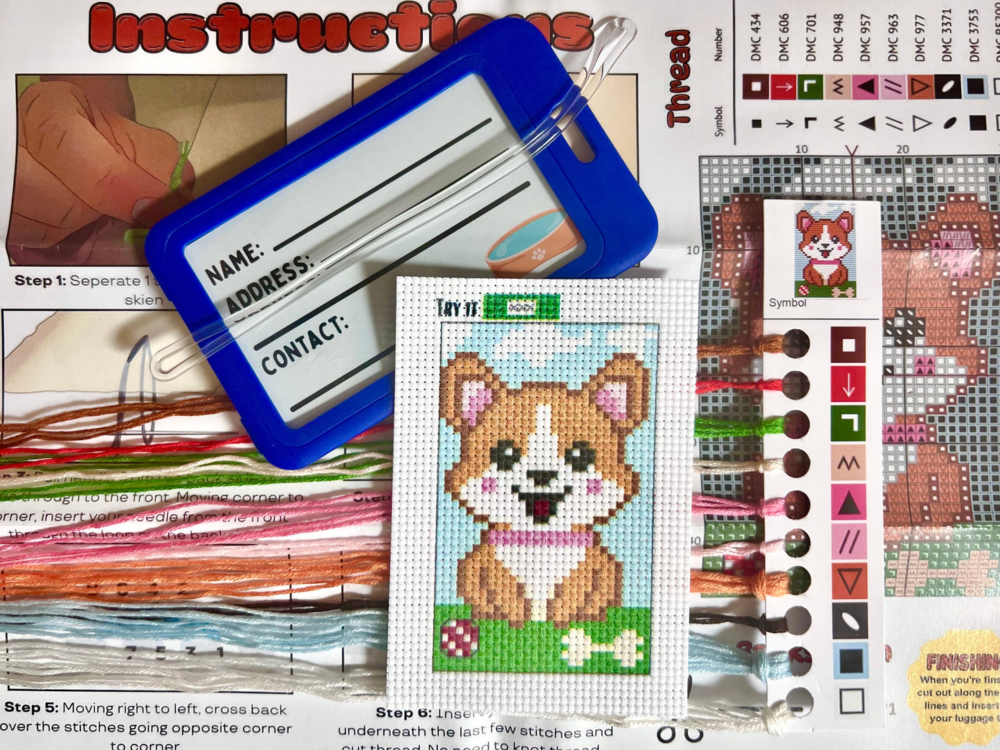 Obi the Corgi - Prismatic Fiber Arts