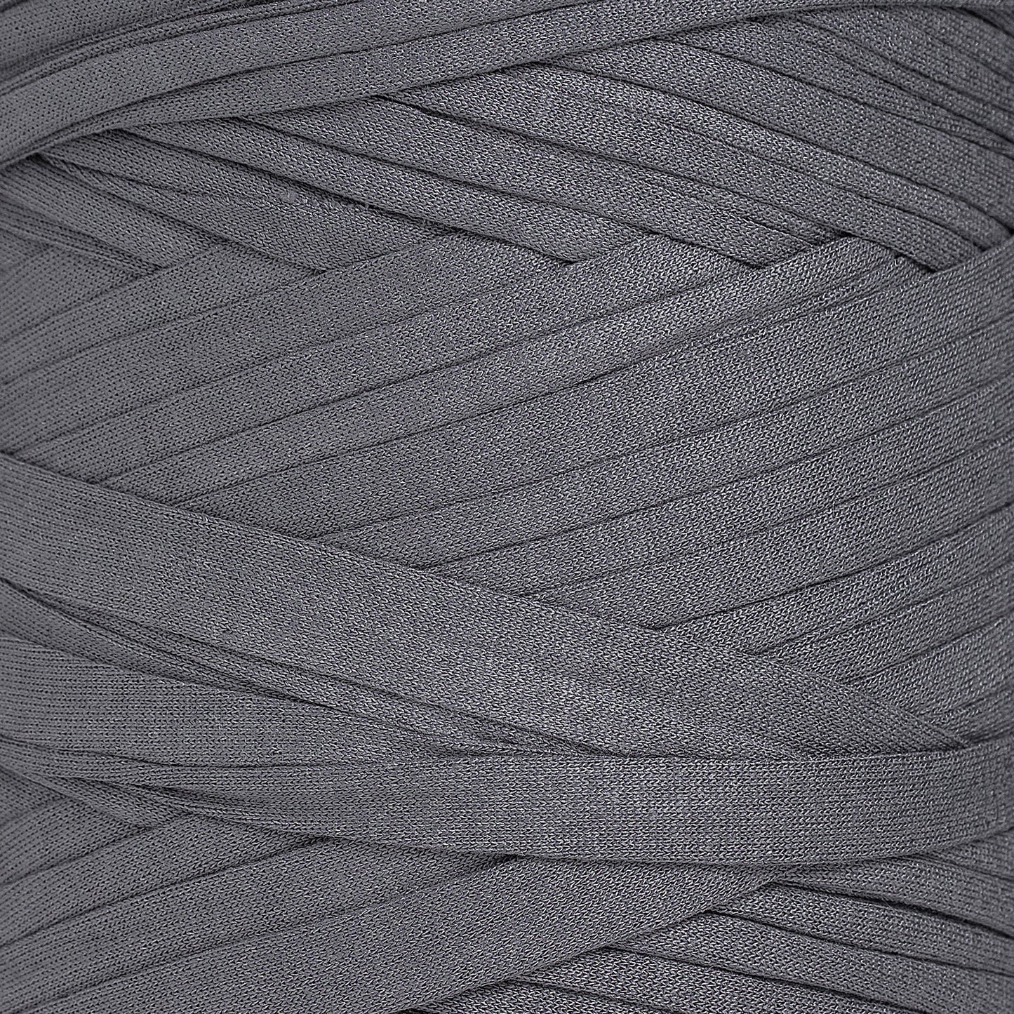 Recycled T-Shirt Fabric Yarn - Dior Gray Color - Prismatic Fiber Arts