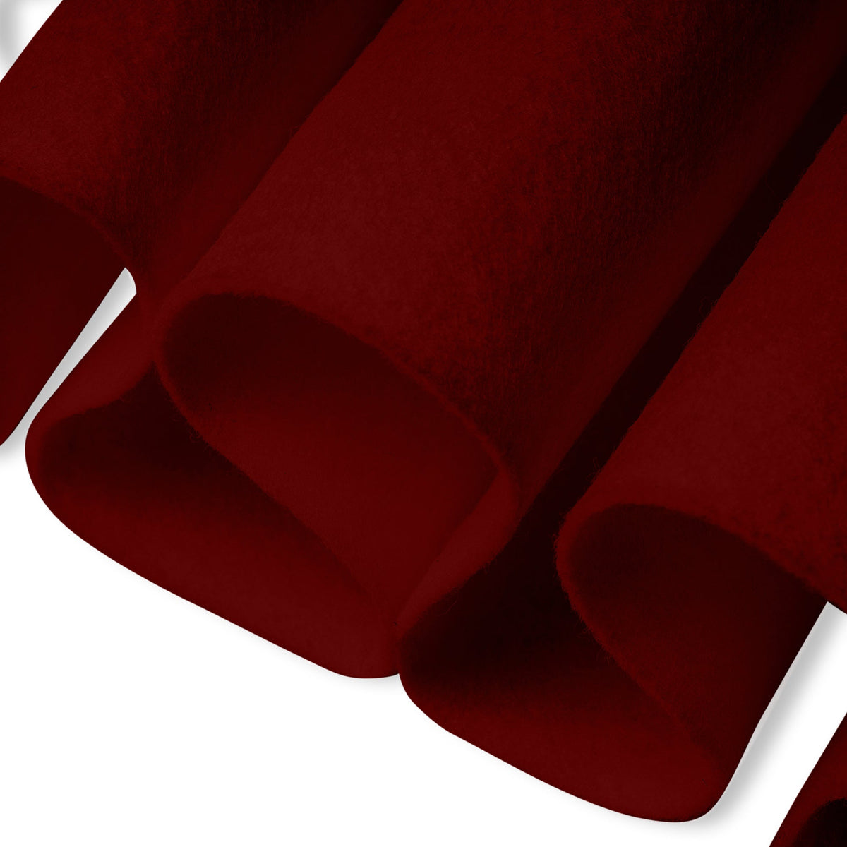 FabricLA Dark Red Acrylic Felt Fabric - 160gms/sq. Yd - 72" Wide | 1.6mm Thick by the Yard - Ideal for Dynamic Crafts and Decor - Prismatic Fiber Arts