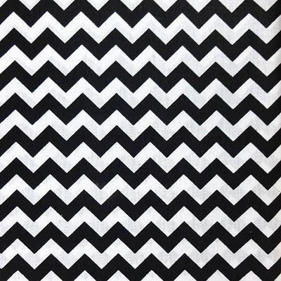 Half Inch Chevron Poly Cotton Fabric - Prismatic Fiber Arts