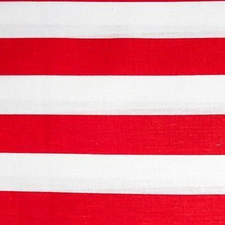 One Inch Stripe Print Poly Cotton Fabric - Prismatic Fiber Arts