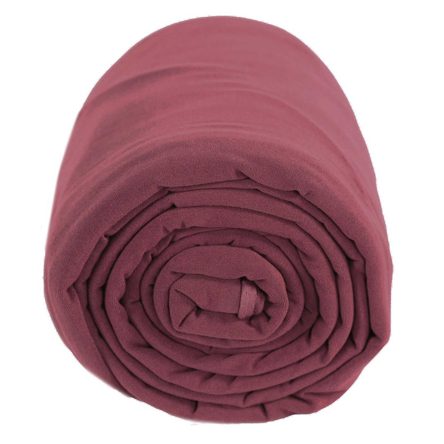 FabricLA DTY Double Brushed Polyester Spandex Knit Fabric | Marsala - Prismatic Fiber Arts