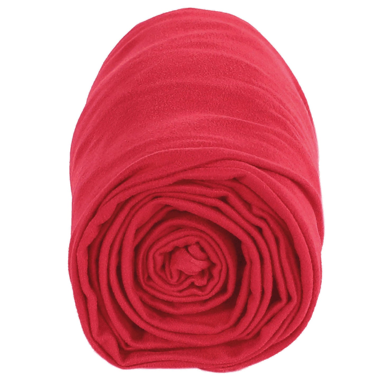 FabricLA DTY Double Brushed Polyester Spandex Knit Fabric | Red - Prismatic Fiber Arts