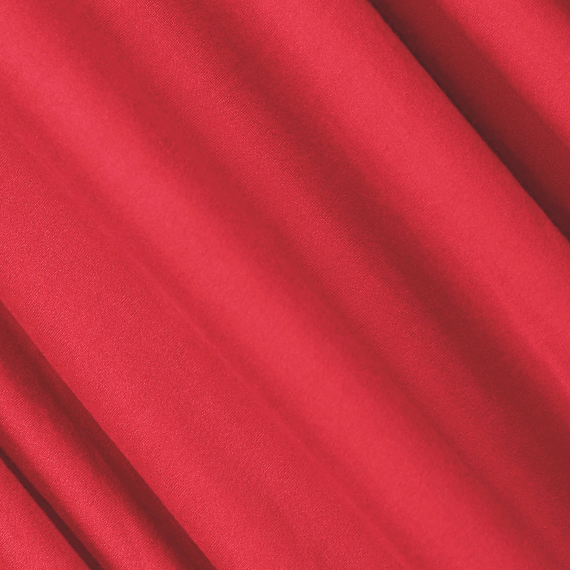 FabricLA DTY Double Brushed Polyester Spandex Knit Fabric | Red - Prismatic Fiber Arts