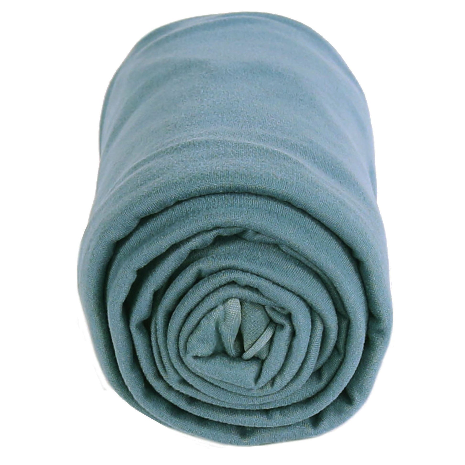 FabricLA DTY Double Brushed Polyester Spandex Knit Fabric | Slate - Prismatic Fiber Arts