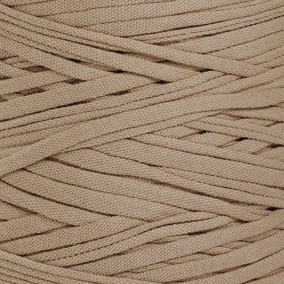 Recycled T-Shirt Fabric Yarn - Dune Color - Prismatic Fiber Arts