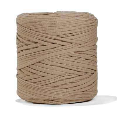 Recycled T-Shirt Fabric Yarn - Dune Color - Prismatic Fiber Arts