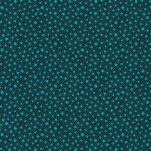 Dapple Dot Teal Affinity Cotton 44"/45" Fabric Per Yard - Prismatic Fiber Arts