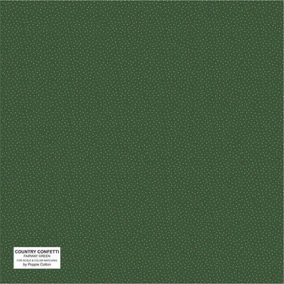 Dark Green Fairway Green Cotton 44"/45" Fabric Per Yard - Prismatic Fiber Arts