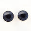 Dark Gray Ostrich Sew-On Button Glass Eyes - Prismatic Fiber Arts