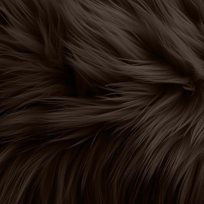 Luxurious Shaggy Faux Fur Tablecloth | Elegant Faux Fur for Dining Table by FabricLA - Prismatic Fiber Arts