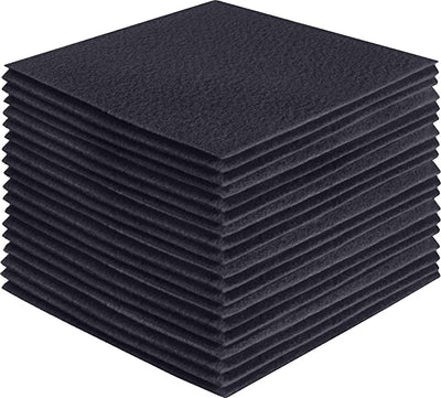 FabricLA Acrylic Felt Craft Sheet Packs – Dark Gray | Soft 100% Acrylic Felt Sheets for DIY & Crafts - Prismatic Fiber Arts