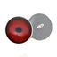 Dark Red Loon Bird Sew-On Button Glass Eyes - Prismatic Fiber Arts