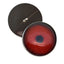 Dark Red Loon Bird Sew-On Button Glass Eyes - Prismatic Fiber Arts