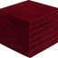 FabricLA Acrylic Felt Craft Sheet Packs – Dark Red | Soft 100% Acrylic Felt Sheets for DIY & Crafts - Prismatic Fiber Arts
