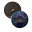Dark Raven Purple & Blue Viking Sew-On Button Glass Eyes - Prismatic Fiber Arts