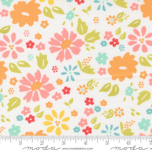 Delightfully Yours Cloud Multi Cotton Wideback Fabric Per Yard - Prismatic Fiber Arts
