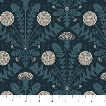 Denim Dandelion Tender Cotton 44"/45" Fabric Per Yard - Prismatic Fiber Arts